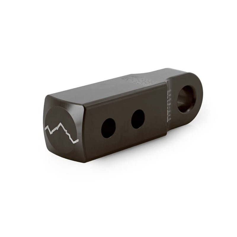 2” Hitch Receiver Borne Off-Road Shackle Mount, Hard Anodized Gray