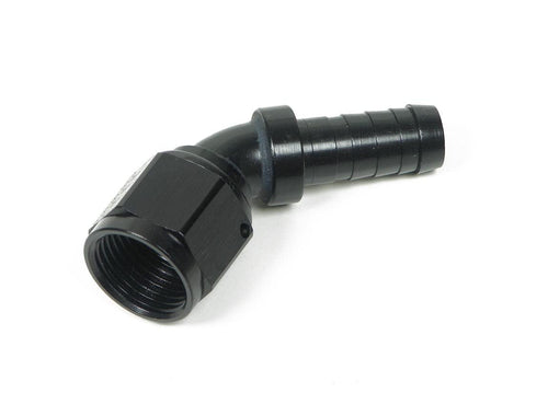 AT704608ERL Earl's Auto-Crimp Hose End - 45 Degree - Size -8 - Black
