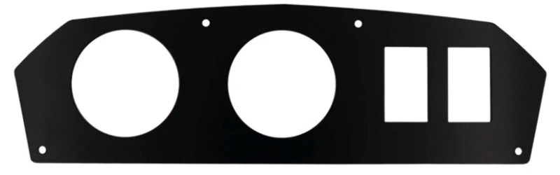 Gauge & Switch Panel AutoMeter, Direct Fit, 2 Gauge 2-1/16"& 2 Switch, Can-Am Maverick 12-18 & Commander 10-20 (5399)