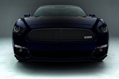2015-2017 Mustang GT T-Rex Grilles Upper Class Series Main Grille, Black, 1 Pc, Overlay, Full Opening - PN #51530