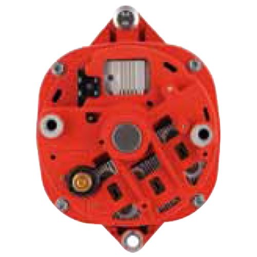 Alt GM CS144 Powermaster Red Wrinkle 300A XS Volt™ 6 grv Pulley/Baffle Str MTG Note:Competition Only-Not for Street Use