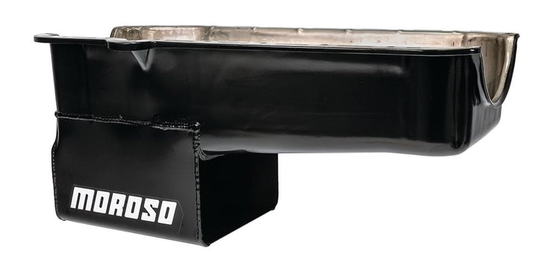 9.5" Deep Sump Oil Pan Moroso for Chevy Small-Block Engines