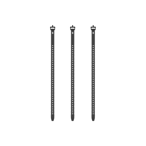 QuickStraps HALF RACK 24 inch (3 PK) - Versatile Straps for Securing Hunting Gear, Hang Trail Cameras, Secure Gear to ATVs, Motorbikes, and More, Black