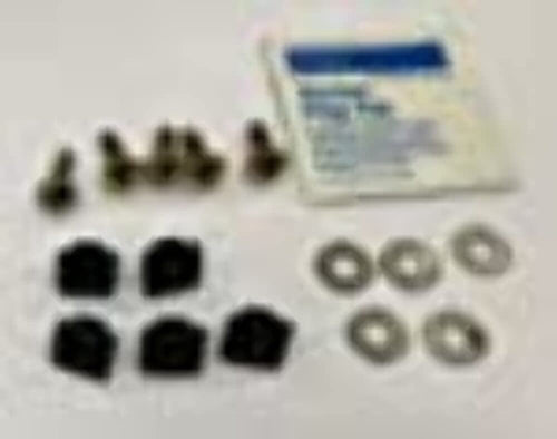 TrailFX Bug Shield Mounting Hardware Kit RH8438H OE Replacement Parts for TrailFX Hood Shields Steel Brackets, Stainless Steel Screws and Rubber Bump Stops