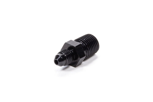 Fragola Performance Systems #3 X 1/4 Mpt Straight Adapter Black 481634-BL