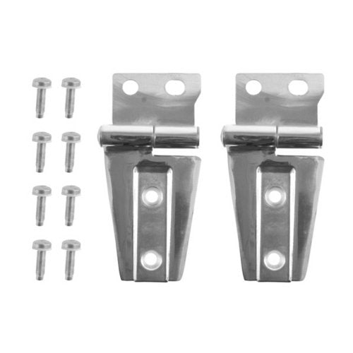 Hood Hinge Kit Rugged Ridge for Jeep Wrangler JK/JKU | Stainless Steel, Stainless | 11111.22 | Fits 2007-2018 Jeep Wrangler JK/JKU