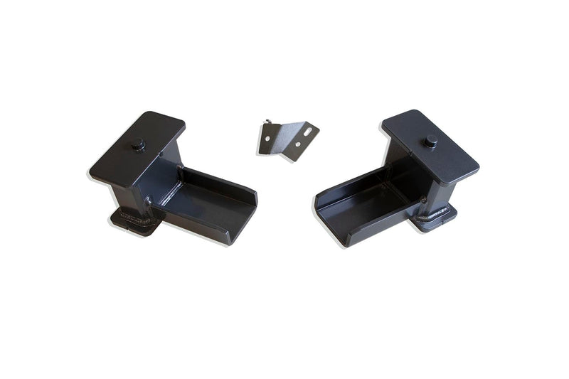 A Pair of 4" Rear Lift Blocks Max Trac Suspension Part# 813340 FABRICATED from Steel & Powder Coated Grey