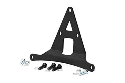 Rough Country Relocation Kit License Plate for 97-06 Jeep Wrangler TJ - 10510 Black