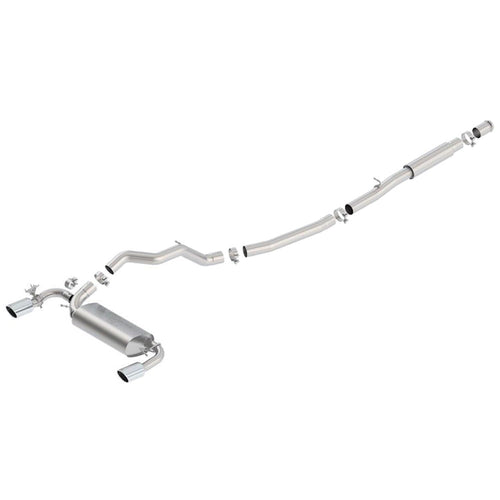 2016-2017 Focus RS Ford Racing (M-5200-FRS) Active Sport Cat-Back Exhaust System w/Polished Tips