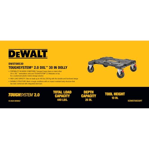TOUGHSYSTEM 2.0 DEWALT DXL Dolly (DWST08530)