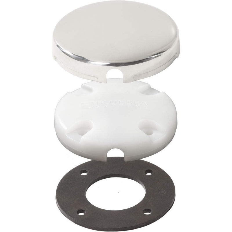 Blue Sea Systems Side Entry 1007100 CableClam with Stainless Steel Dress Cap