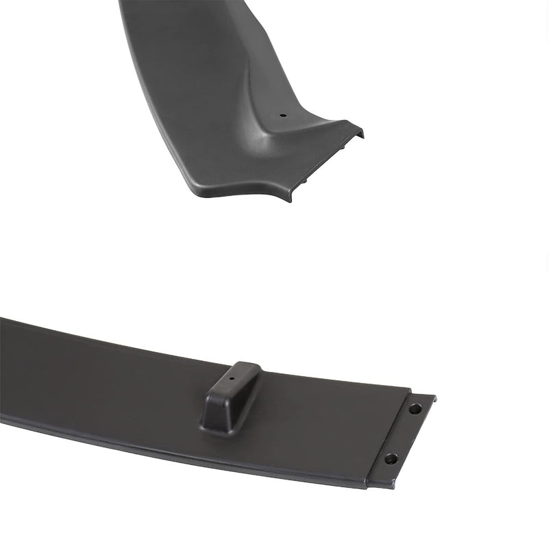 Matte Black Spec-D Tuning Front Bumper Lip Spoiler Splitter Kits 3PC Compatible with 2016-2019 Nissan Sentra