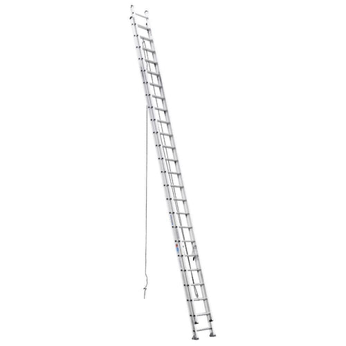 Aluminum Flat Rung Extension Ladder Werner D548-2, 48-Foot 300-Pound Duty Rating