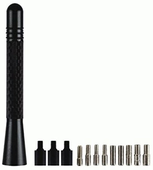 Metra Electronics - Replacement Carbon Fiber Roof Mount Mast - 4 Inch (44-RMCF) Metra Antenna Masts
