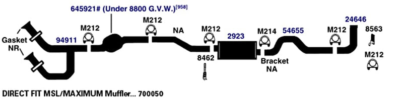 Hanger AP Exhaust 8462