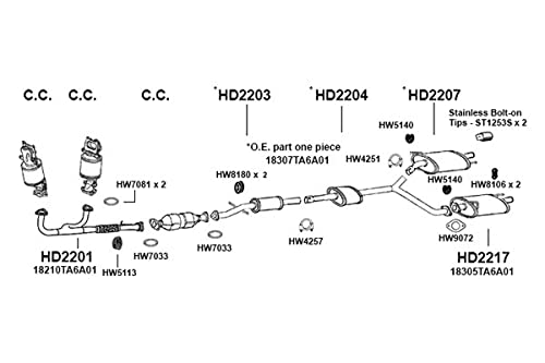 Hw4257 Ap Exhaust Products Clamp