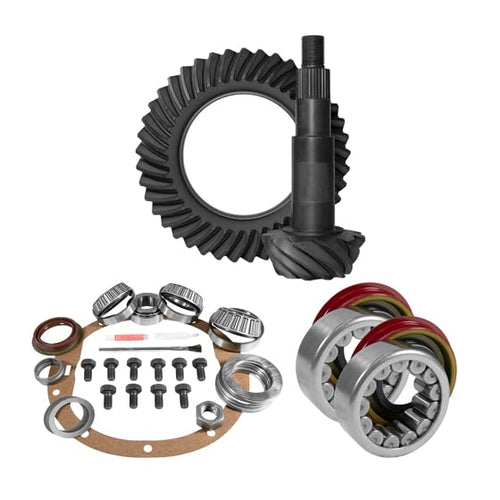 4.56 Rear Ring & Pinion, 8.6" Install Kit, Axle Bearings & Seal