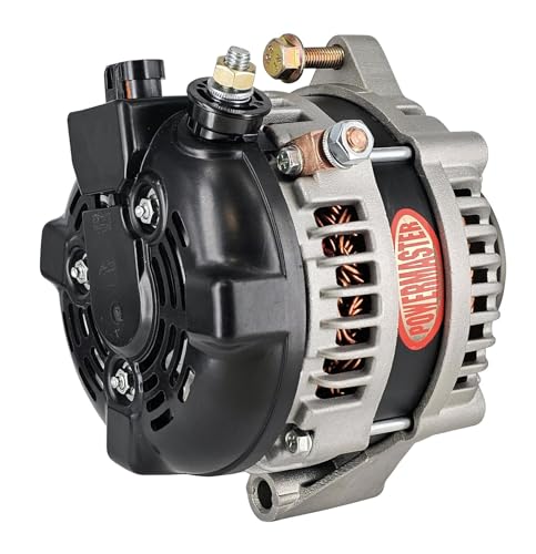 Alt Powermaster GM Natural 180A 1V HPR Straight Mt 6.14" 1-Wire