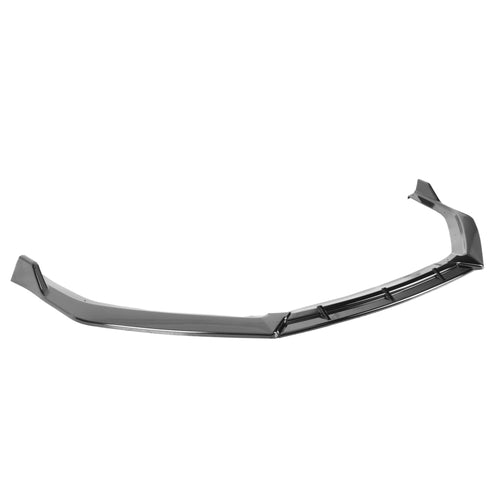 Front Bumper Lip Spec-D Tuning Glossy Black Compatible with Hyundai Sonata 2018-2019