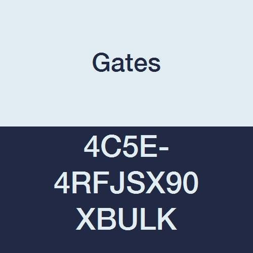 4C5E-4RFJSX90 Gates XBULK Field Attachable for C5E Hose, Dual Seat Female JIC 37/SAE 45 Flare Swivel, 90 Bent Tube, Steel, 3/16" ID, 1.72" (Pack of 200)