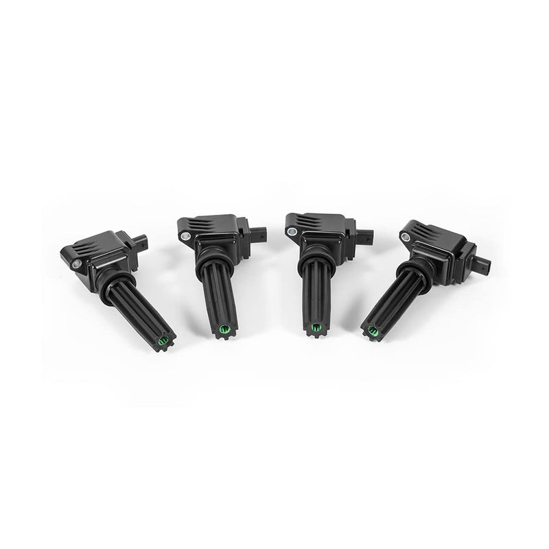 Mishimoto Ignition Coil Set of 4 Compatible With Ford Focus ST 2012-2018 / Ford Mustang EcoBoost 2015+