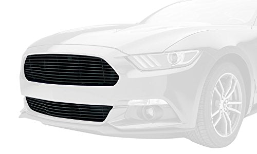 Compatible T-Rex Grilles with Mustang GT (2015-2017) Billet Grille, Black, 1 Pc, Replacement - PN #6215301