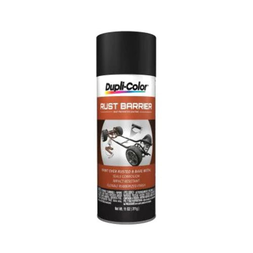 Dupli-Color Professional Rust Barrier ERBA10000 Rust Preventive Coating – Flat Black Spray Paint - 11 oz. Aerosol Can