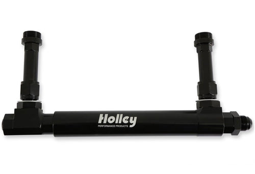 34-39 Holley Black Anodized Adjustable Billet Fuel Line