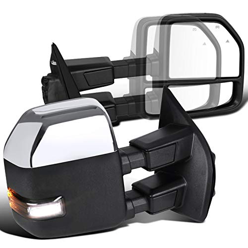 RMX-F25017F2GH-P-FS SPEC-D TUNING Superduty-Towing Mirrors for 17-Up Ford F250