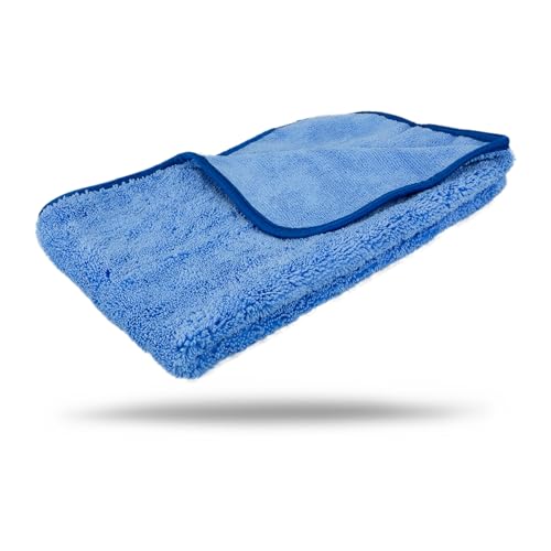 Blue MaxShine Premium All-Purpose Microfiber Cleaning Towel - 16"x16"/40x40cm
