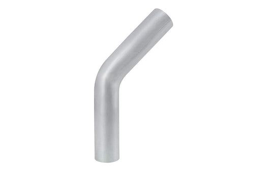 HPS 6061 T6 Aluminum Elbow Pipe Tubing AT45-325-CLR-3, 16 Gauge, 45 Degree Bend, 3.25" OD, 0.065" Wall Thickness, 3.25" Center Line Radius