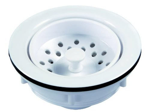 Large JR Products Kitchen Strainer - White