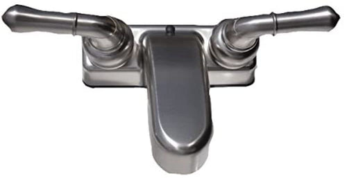 Utopia LaSalle Bristol Brushed Nickel Lavatory Faucet with Tea Pot Handles 20377R300NABX