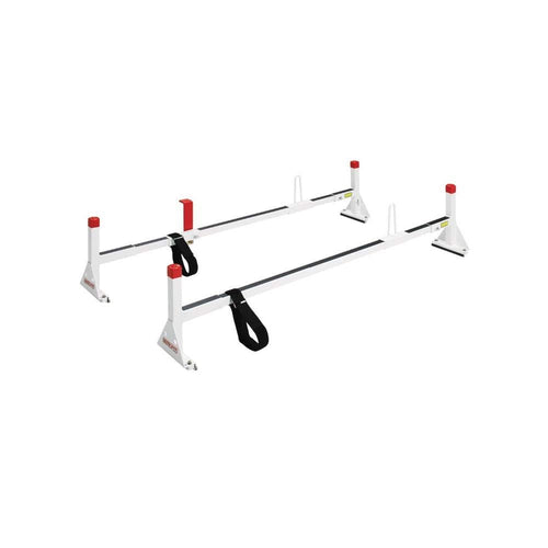 Weather Guard - 2053 All-Purpose 205-3 White Powder Coated Full Size Van Ladder Rack