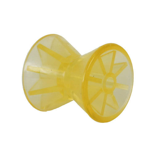 Bow Roller C.E. Smith - Yellow PVC - 4" x 1/2" ID