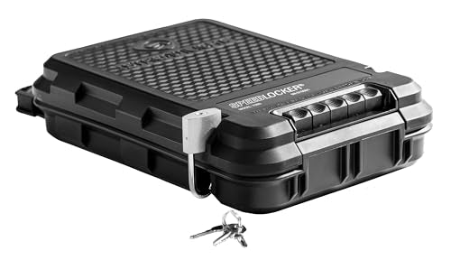 SpeedLocker Streamlight 59000 Portable Lockable Storage Container with User-Selectable Lock Combinations, Black
