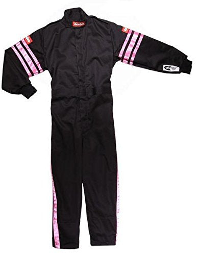 Racing Driver RaceQuip Fire Suit One Piece Single Layer SFI 3.2A/ 1 Pink Junior Medium 1950893