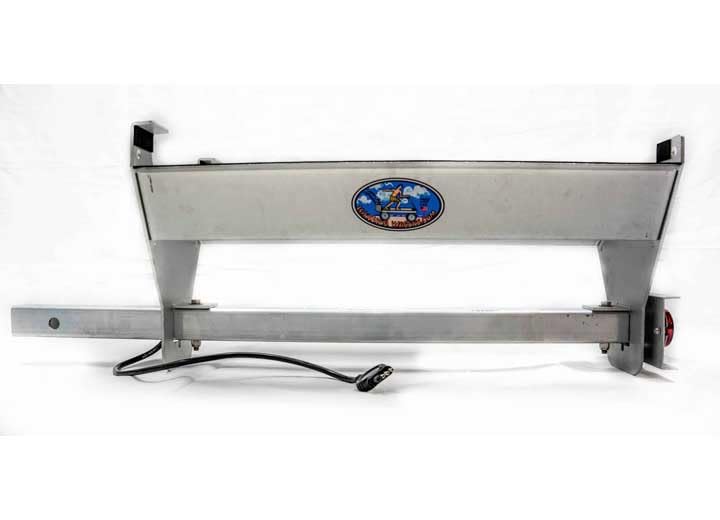 Hitch Vehicle for Alumacart Carts and Wagons (CRT020-A, Big Kahuna Solid Deck, Pull, Push, Jupiter Wagon)