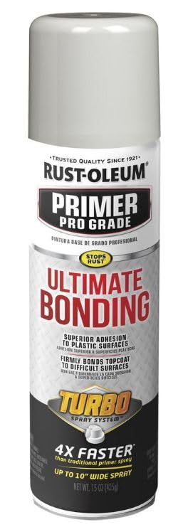 Rust-Oleum 372702 Ultimate Bonding Primer Spray, Gray, 15 Ounce Automotive Turbo Pro Grade