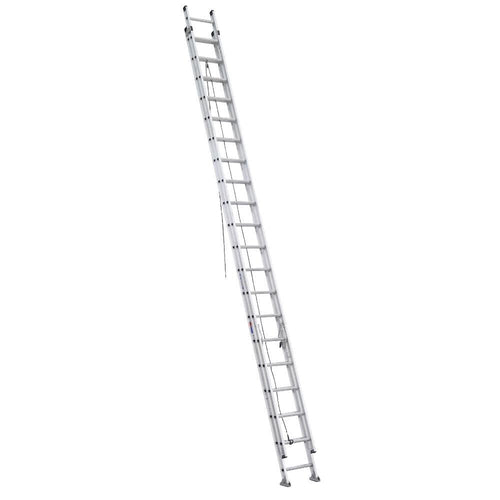 D1540-2 Werner 300-Pound Duty Rating Aluminum Flat D-Rung Extension Ladder, 40-Foot