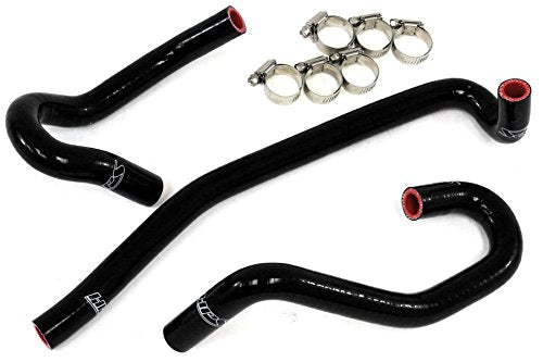 Black HPS 57-1340-BLK-1 Silicone Heater Hose Kit (Coolant)