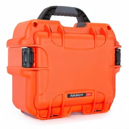 Orange Nanuk 905 Waterproof Hard Case Empty