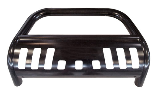 Bull Bar Trailfx B0013B Fits Nissan Frontier 2005-2021 Tubular 3 Inch Black Powder Coated Steel with Skid Plate Holes for Optional Light Bar