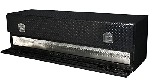 Truck Accessories Unique Tb400-72-bt High Cap. Stake Bed Topsider W/doors-black Texture Coat