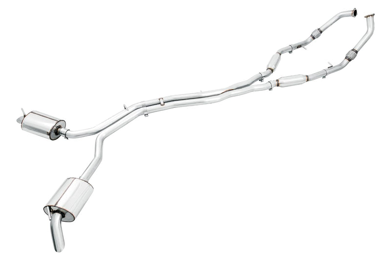 AWE Tuning B9 SQ5 Audi Non-Resonated Touring Edition Cat-Back Exhaust - No Tips (Turn Downs) - 3020-31022