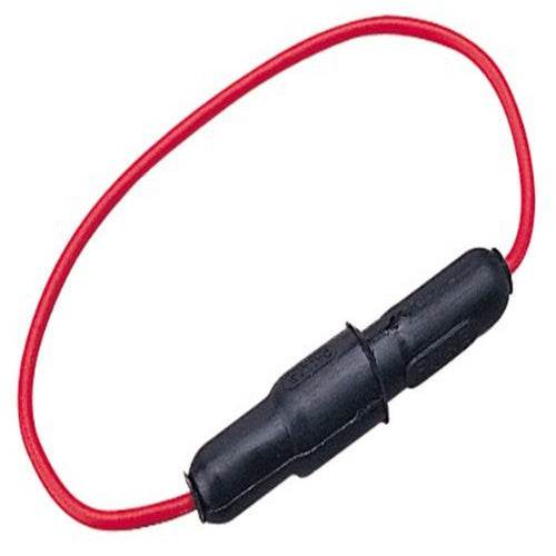Watertight Sea Dog 420555-1 Inline Fuse Holder, 30 Amp / 10 Gauge, Black