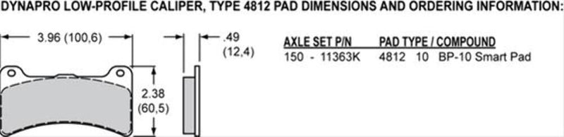 5.25" mt. Caliper-FDP-LP - Red
