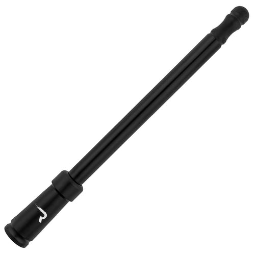 8" RECON Aluminum Antenna Mast Style (Fits OEM Factory Threaded Antenna) Truck Antenna - Multiple Color Options (Black, Chrome, Red, White, Blue) (Black)