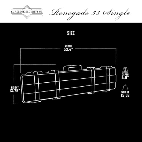 SureLock Security Renegade 53" Gray Waterproof Single Case Company