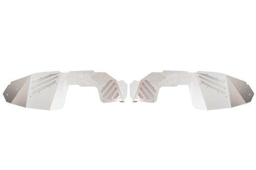 JL Inner Fenders Front FISHBONE Offroad FB33192F - Raw Aluminum